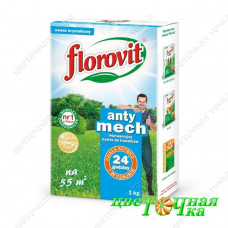 Удобрение Florovit для газона антимох 1 кг